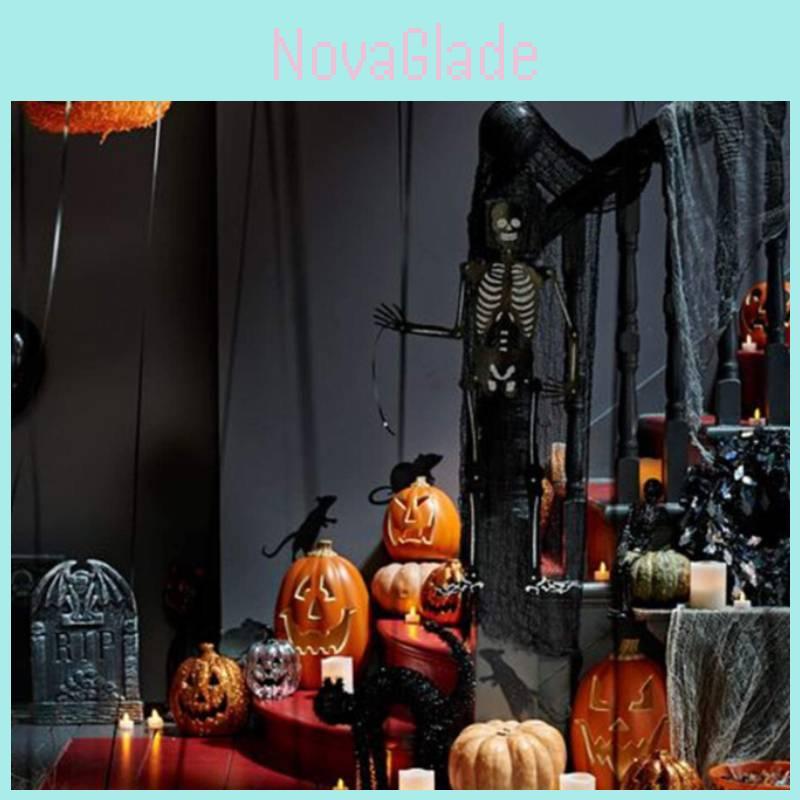 Spooky Halloween Haunted House Decor Gauze Multicolor 2x5m Hanging Props Fabric