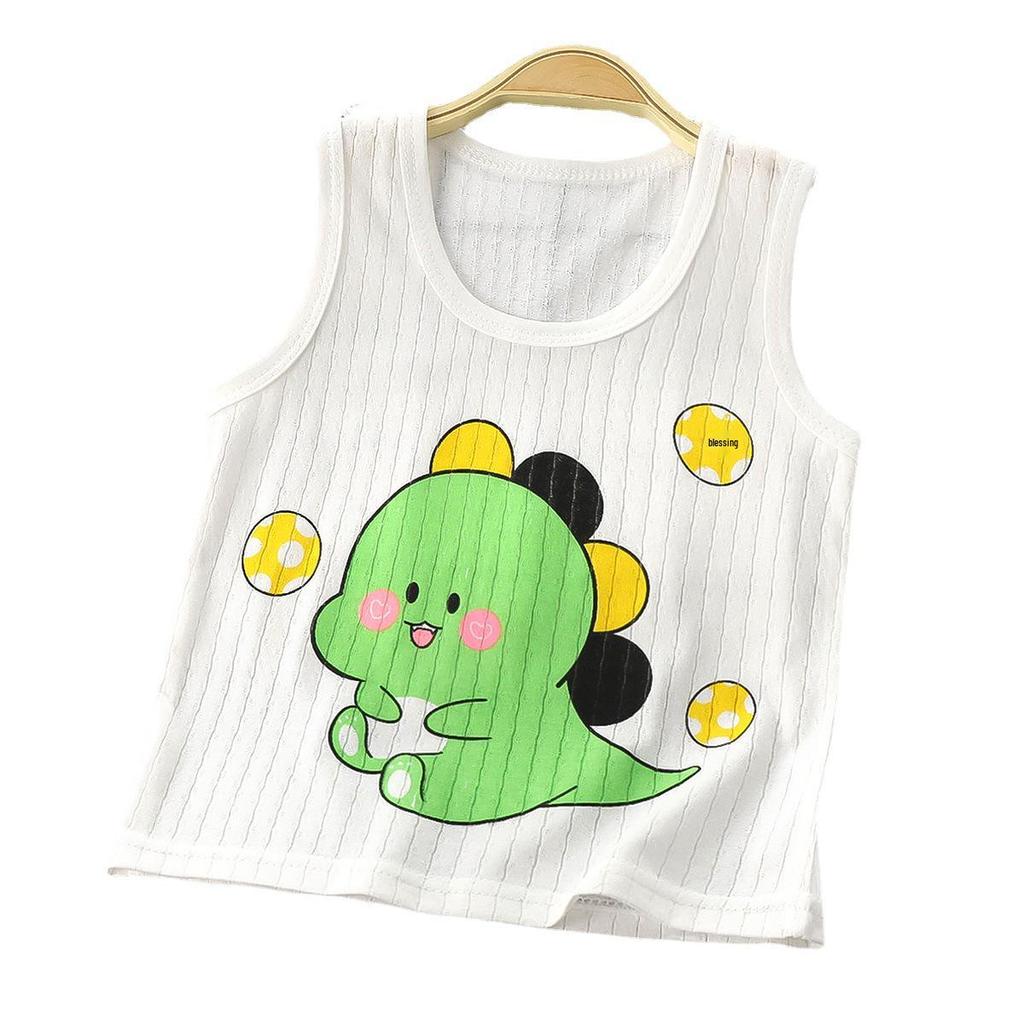 Kids' Cotton Sleeveless Summer Camisole: Lightweight Vest for Boys and Girls