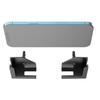 2 Sets Handy Tablet Ladehalter Ständer Vielseitiger Halter Wandhalterung Dock für IPad/iPhone 15/Samsung/Kindle/E-Reader