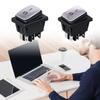 16A/220V LED Lighted Rocker Switches Marine Boats Rocker Switches With Light 6 Pin Toggle Switches Easy To Use