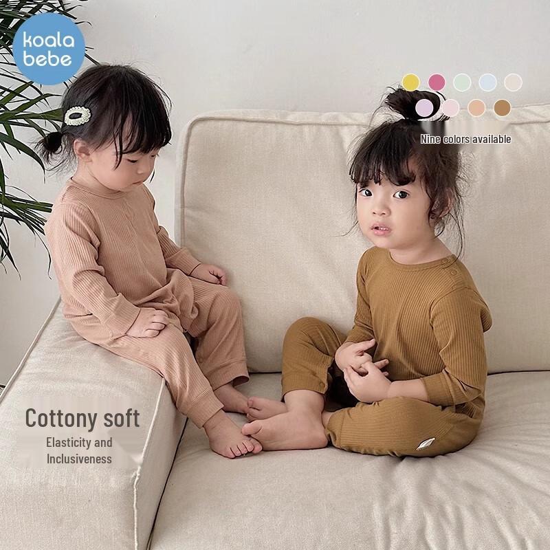 Koala Noses Baby Ribbed Cotton Romper Bodysuit 73