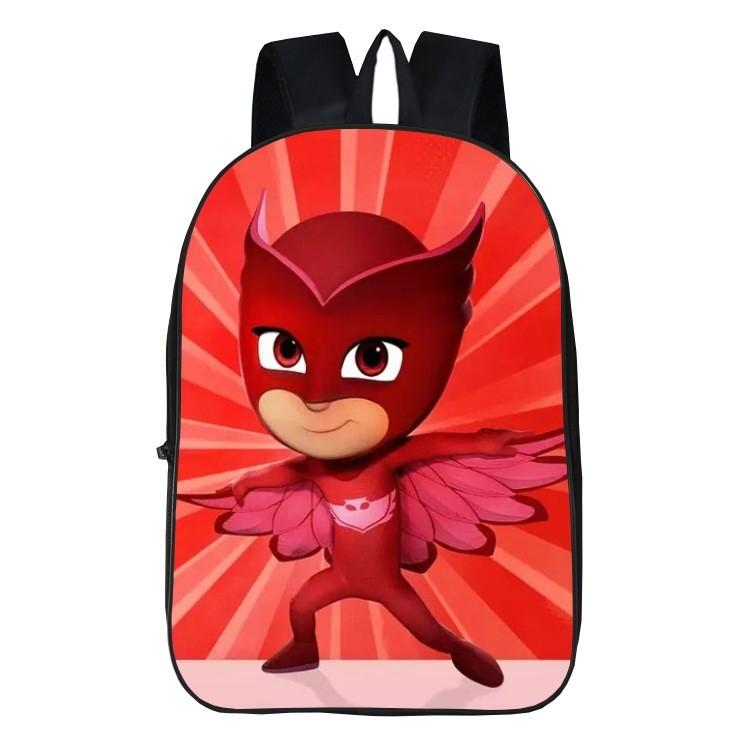 Durable Pj Mask Backpack For Kids With Vibrant 3d Cartoon Design And Adjustable Padded Straps