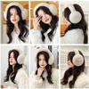 Fluffy Winter Ear Warmers – Foldable Faux Fur Earmuff, 5 Colors, From Korea
