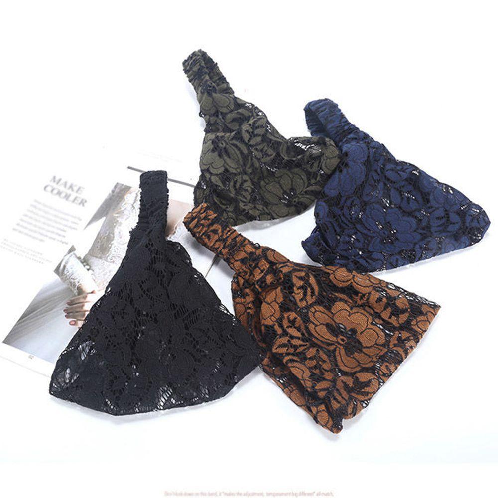 Cloth Lace Wash Face Headwear Female Hair Band Korean Style Hair Band Headdress Wide Edge Headband
