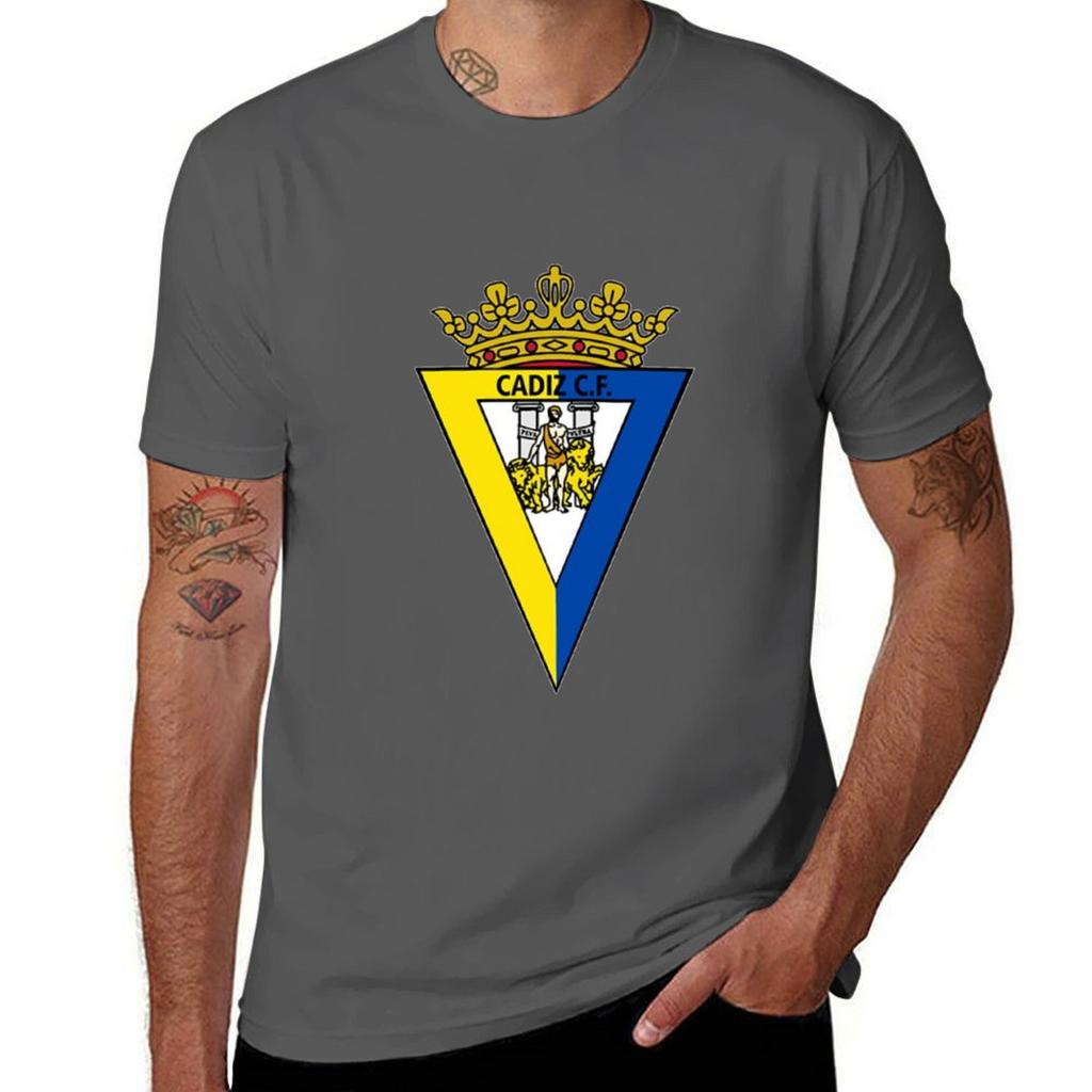 Cadiz cf T-Shirt summer clothes Clothing blue archive mens clothing