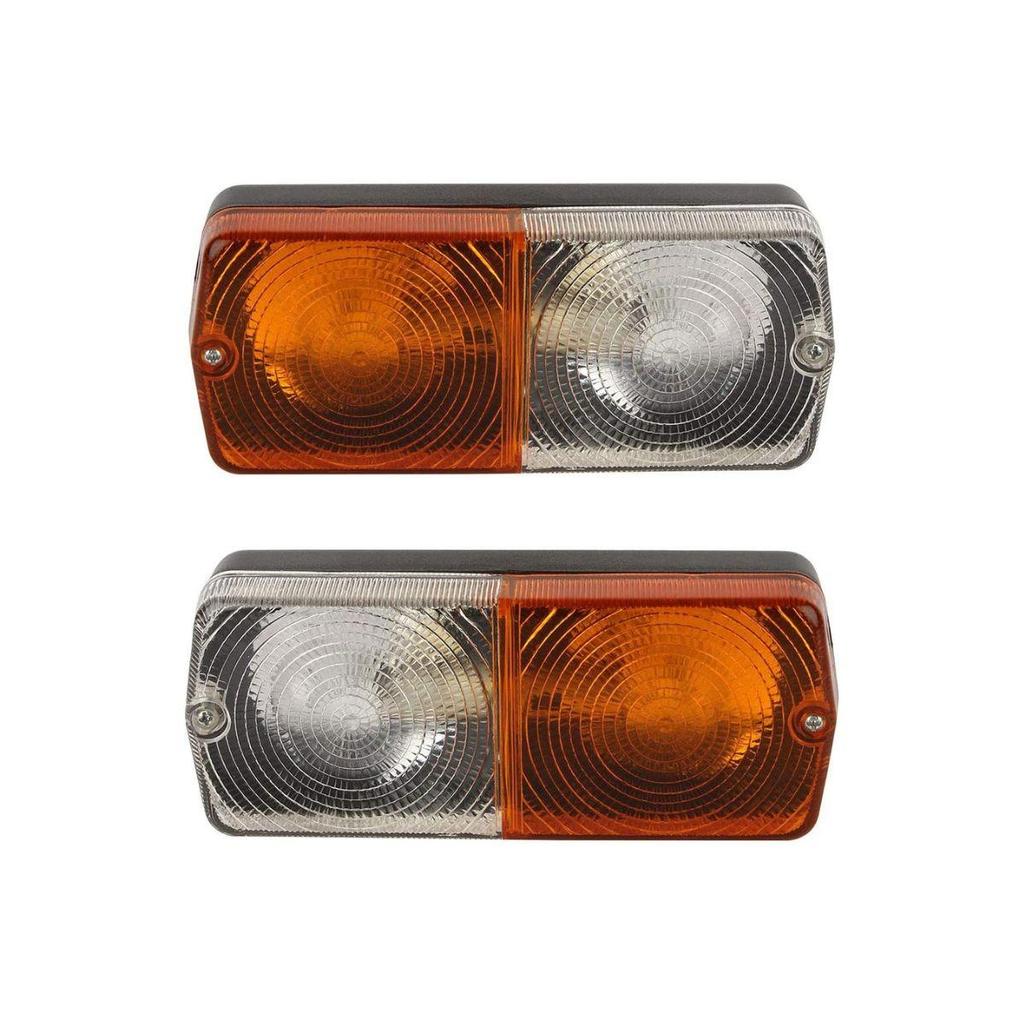 Vorderes Traktorlicht 12V mit flachem Sockel-Set für Case IH Lendini David Brown Massey Ferguson Traktoren 174 194 200 300 Serie