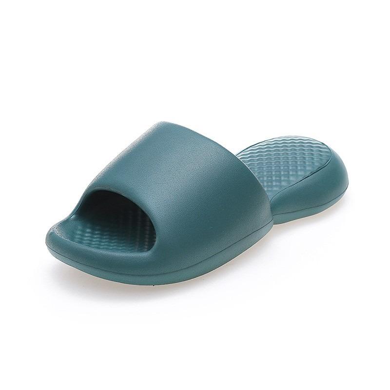 Bathroom cool slippers women's indoor home silent home soft bottom bath couple men summer integrated molding