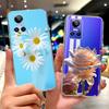 Für Realme GT Neo 3 80W Hülle RMX3561 RMX3560 Süße Katze Glückskarpfen Bemalte Abdeckung Weiche Silikonhüllen Für Realme GT Neo3 150W Fundas