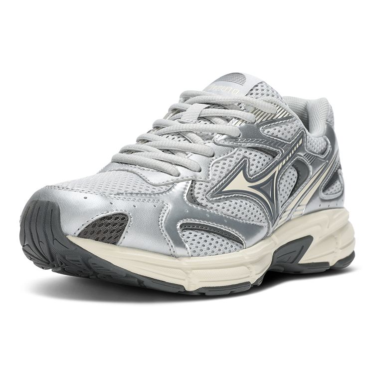 Mizuno MXR Silver White Unisex Retro Running Shoes D1GH222917
