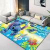 1 Stück Disney Lilo und Stitch Muster Teppich Läufer Rutschfester Teppich Handwaschbar Fußmatte Geeignet für Wohnzimmer Schlafzimmer Heimdekoration