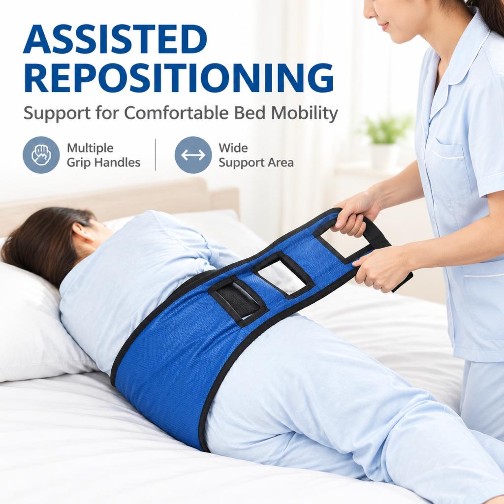 Bed-Bound Turning Aid Straps; Transfer and Sitting-Up Straps for People with Disabilities; Mobility Assistance Equipment for Elderly Care