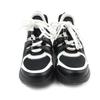 Great LOUIS VUITTON High cut sneakers Black White Women 35.5 Used