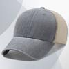 Washed cotton mesh cap embroidery retro and old peaked cap men's soft top hat sunshade baseball cap