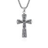 European and American Retro Personalized Stainless Steel Cross Item Trendy Fashion Wear Titanium Steel Pendant
