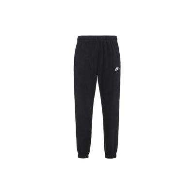 Solid Color Drawstring Loose Sports Pants Men Bottoms Black DD4893-010