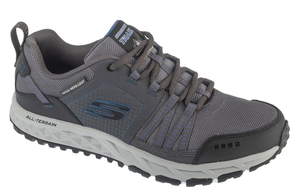 Skechers Escape Plan, Mens Grey Trekking Shoes
