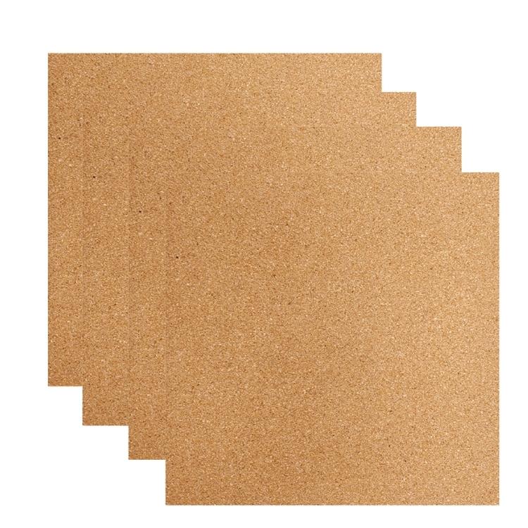 4 шт./комплект Квадратная пробковая доска Пробковая бумага Доска объявлений 300 мм x 300 мм Пробковая бумажная доска для аксессуаров 3D-принтера H2D 1