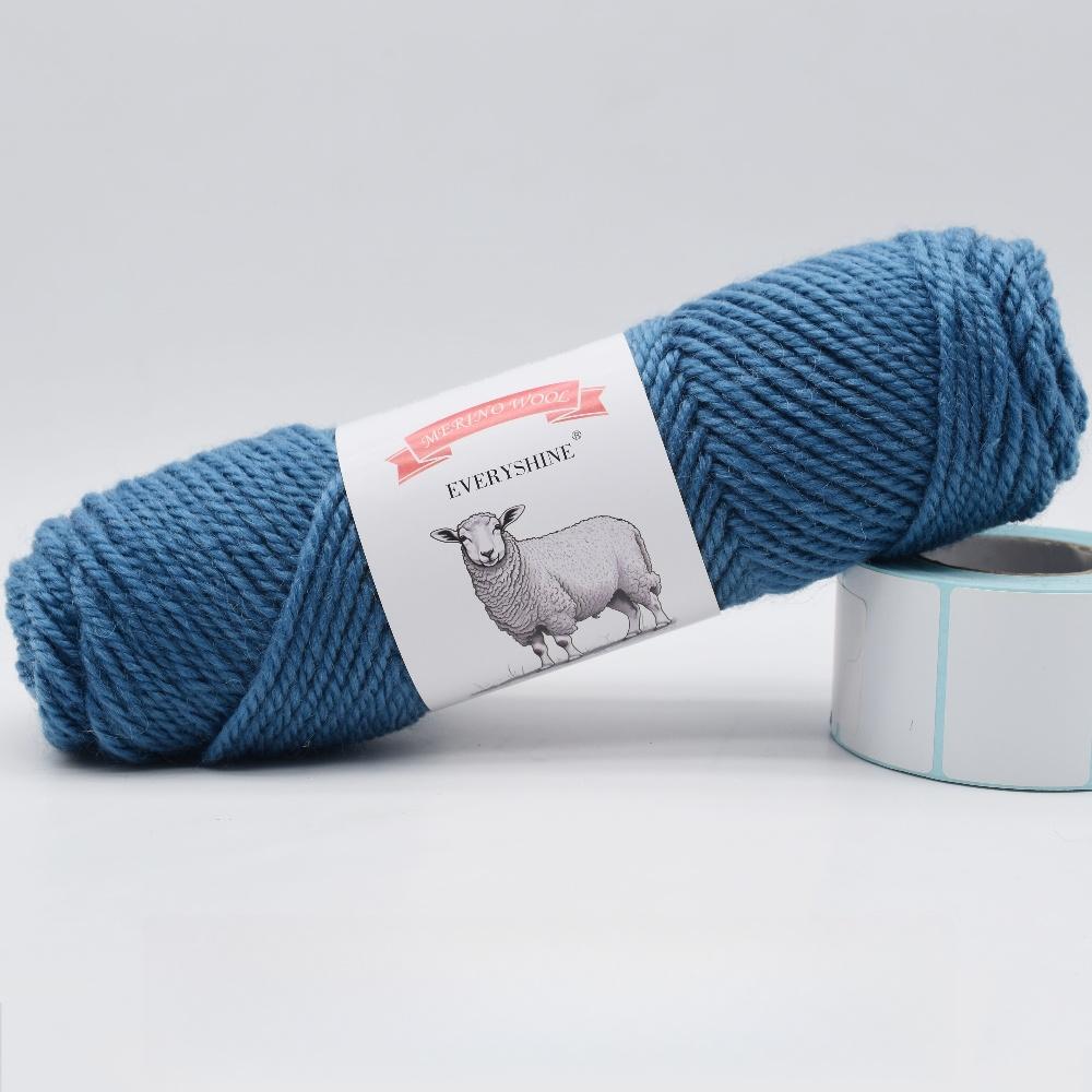 3 Pack Merino Wool Yarn Chunky (100g/3.53oz Per Skein) – 110m/120yd Multicolor Soft Knitting & Crochet Yarn for DIY Crafts Warm Handmade Supplies