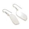 Natural Selenite Gemstone Handmade 925 Sterling Silver Earring 1.77" AE-11393