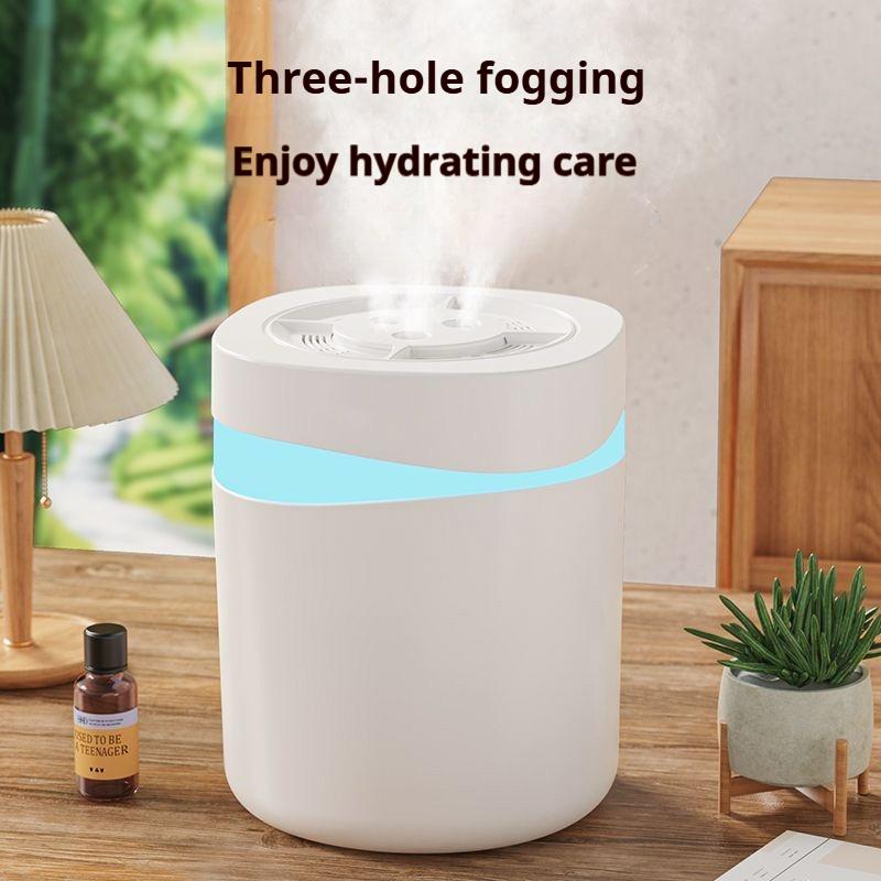 5L Air Humidifier Triple Spray Port Essential Oil Aromatherapy Diffuser Mute Atomizer Colorful Lights For Home Office Car