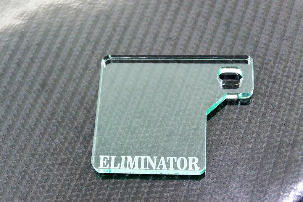 QJ-50-1 ELIMINATOR Glass-Style Self Responsibility Checker Plate Thickness 0.2 Inch (5 Mm) Eliminator 125 Exterior Fenderless Custom Parts