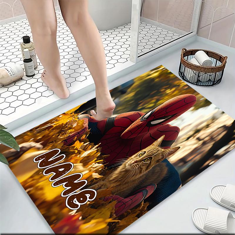 Custom Name "Spider-Man: Spider-Verse" Carpet Rug Customizable Soft Washable Anti-Slip Home Living Room Sofa Mats Personalized Rug. 0909315