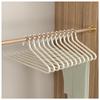 10pcs Coat Hanger Non-slip Trouser Hanger Pull Telescopic Z-shaped Open Clothes Hanger Clothing Organizer For Home Closet