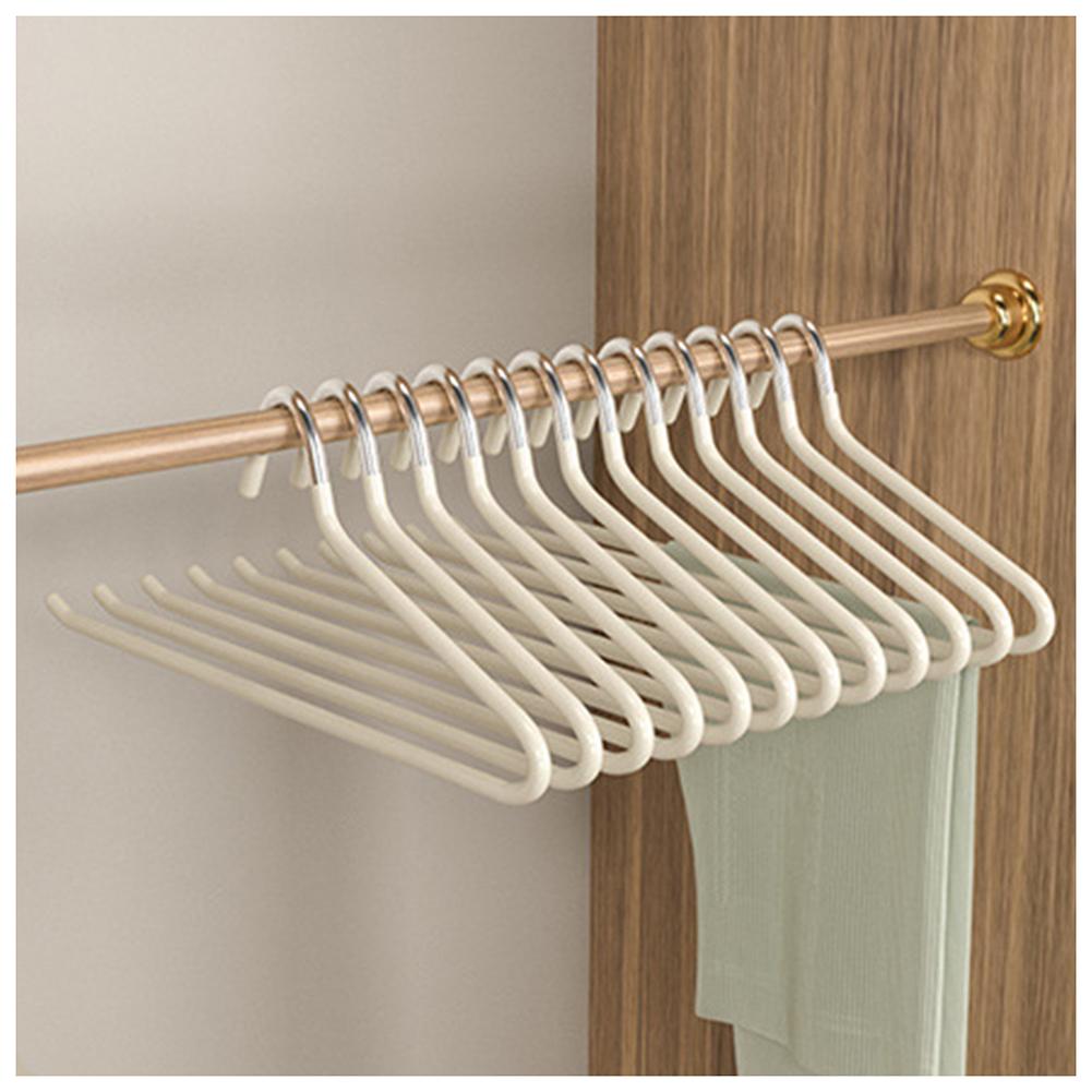 10pcs Coat Hanger Non-slip Trouser Hanger Pull Telescopic Z-shaped Open Clothes Hanger Clothing Organizer For Home Closet