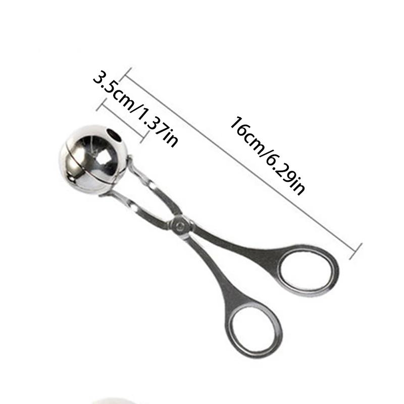 

1PC Rice Meat Dumplings Ware Stainless Steel Fish Ball Shrimp Ball Rice and Vegetable Roll Diy Kitchen Gadget