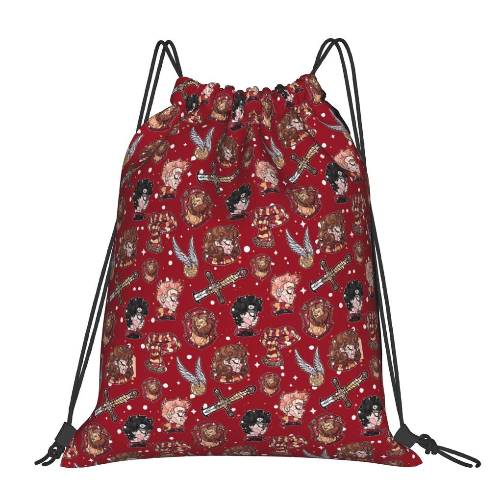 Custom H-Harryes Drawstring Bags Men Women Portable Sports Gym Sackpack Witchcraft Shopping Storage Backpacks