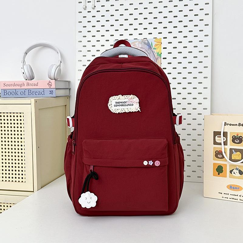 Harajuku high value fresh and sweet backpack junior high school students lightweight large capacity backpack