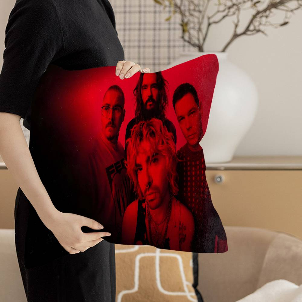 Группа Том Билл Каулитц Tokio Hotel Наволочка Чехол для Подушки-плед в Машину Для Дивана Автомобиля Рождественский Подарок 40x40см 45x45см 12x12Inch