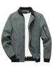 Veste Casual Homme Grande Taille Coupe Ajustée Européenne & Américaine pour Printemps & Automne