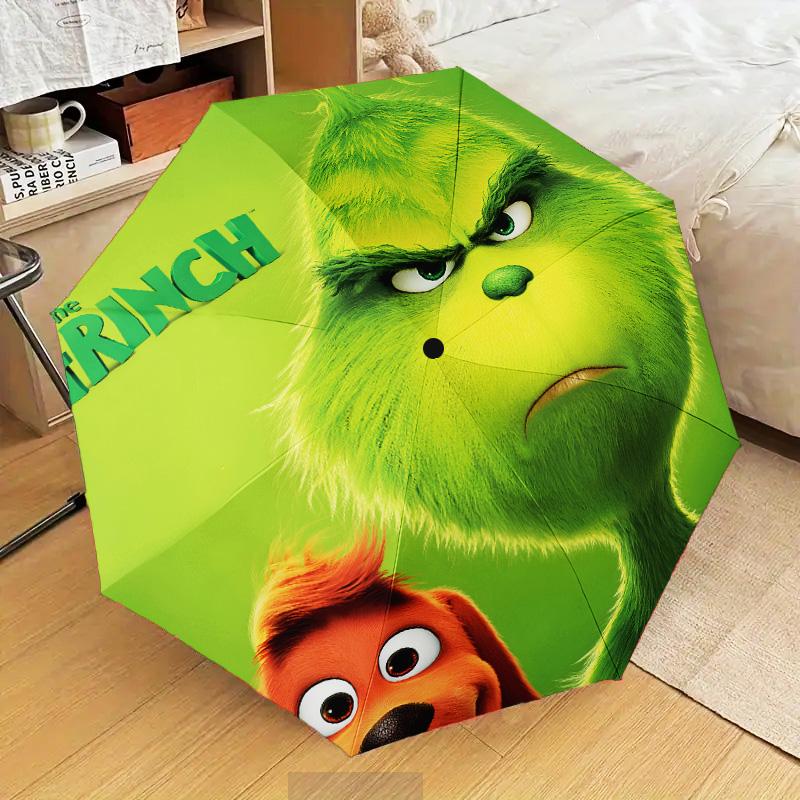 Christmas Comfort Umbrella Folding umbrella, automatic umbrella 8-Frame for Travel, camping Use Gift for Halloween Christmas