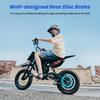 Moto Elettrica per Bambini iScooter A14 Motore 500W Batteria 36V/5.2Ah 27KM/H Sospensioni Anteriori e Posteriori Doppie Con Bluetooth Pneumatici da 14''