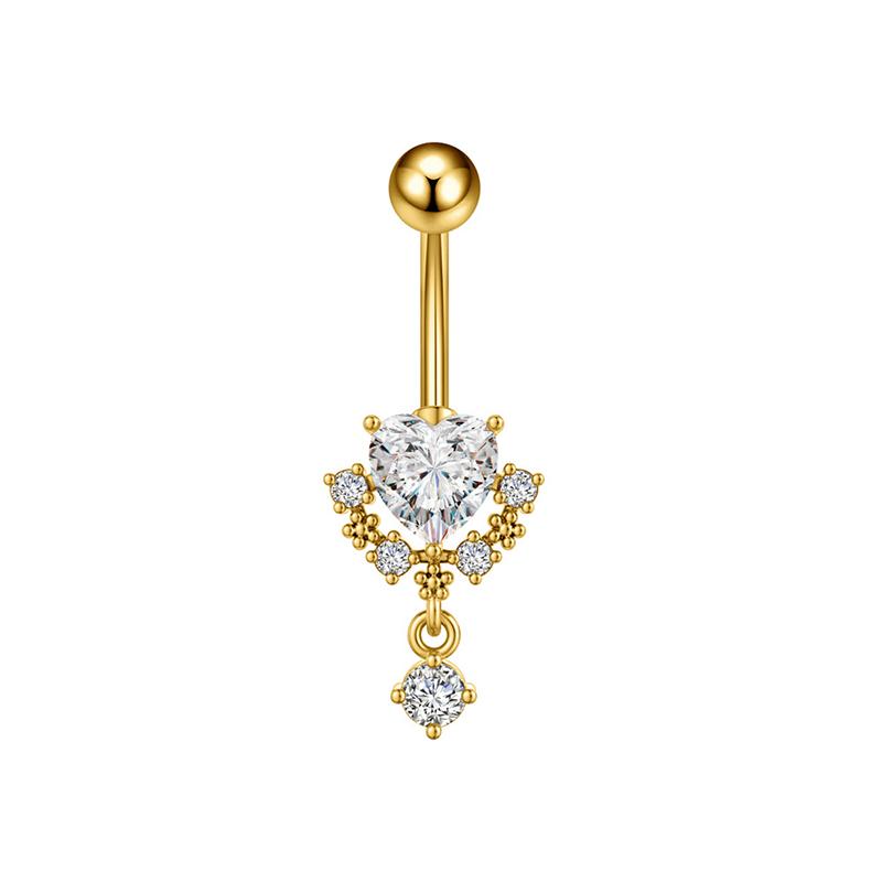 Personality Belly Button Rings Stainless Steel Navel Piercing Barbell For Women Simple Belly Ring Beach Jewelry Gifts