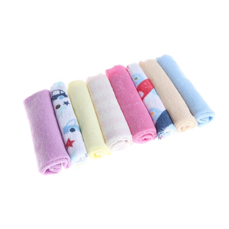 Buy 8Pcs/Pack Baby Newborn Face Washers Hand Towel Cotton Feeding Wipe Wash Cloth at affordable