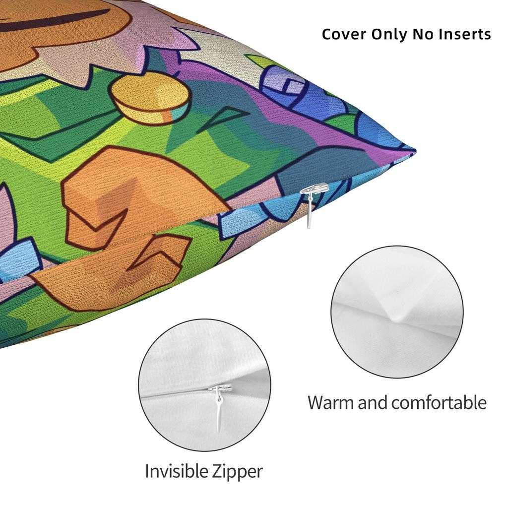 Povlak na polštář Hra B-Bloons Td 6 Módní povlak na polštář do kanceláře, auta, domácí dekorace Povlaky na polštáře