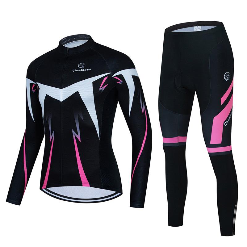Red Quick-dry Cycling Jersey Set 2026 Summer Long Sleeve Road Bicycle Cycling Clothing Ropa Ciclismo Breathable Men's MTB Bike Wear