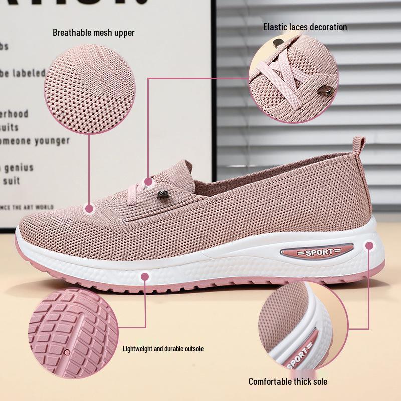 Women's 2025 Summer Outdoor Casual Breathable Shoes for Middle-aged & Elderly Mothers