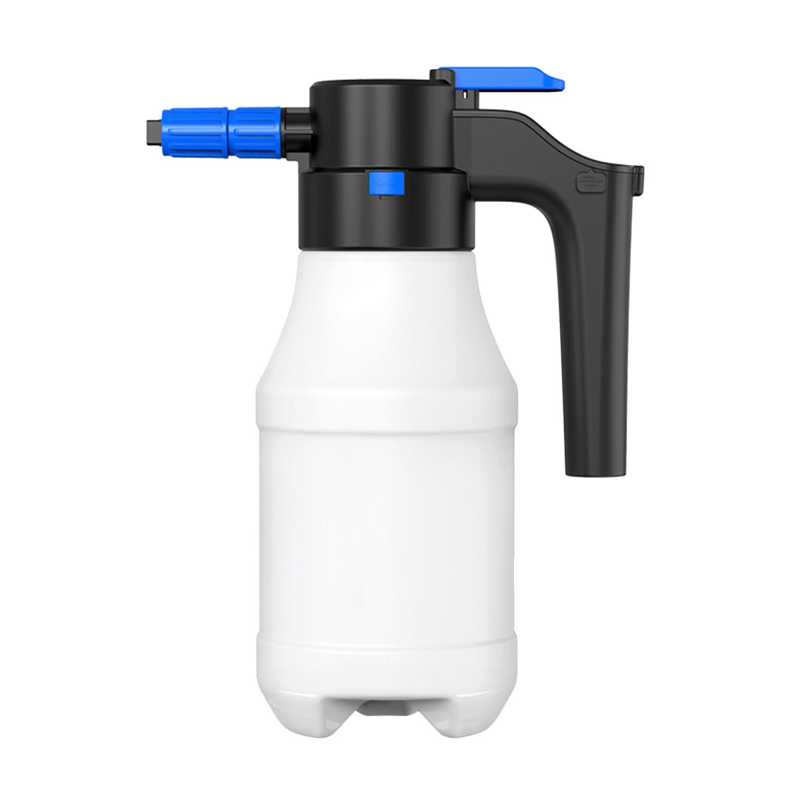 

Electric Foam Sprayer 1.5L Pump Sprayer Rechargble Car Wash Automatic Pressurized and 75 Spraying Angle Handheld for Garden Home
