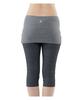 Danskin Peplum Capri Black Size Size M Women's Pants, Mix, DY27230, KM,
