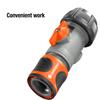 GARDENA Water Stop Connector with Water Flow Control Made In Compatible with 19mm Product Up To 5 Years Valve, Germany, Orange/Gray, (3/4") Hose,