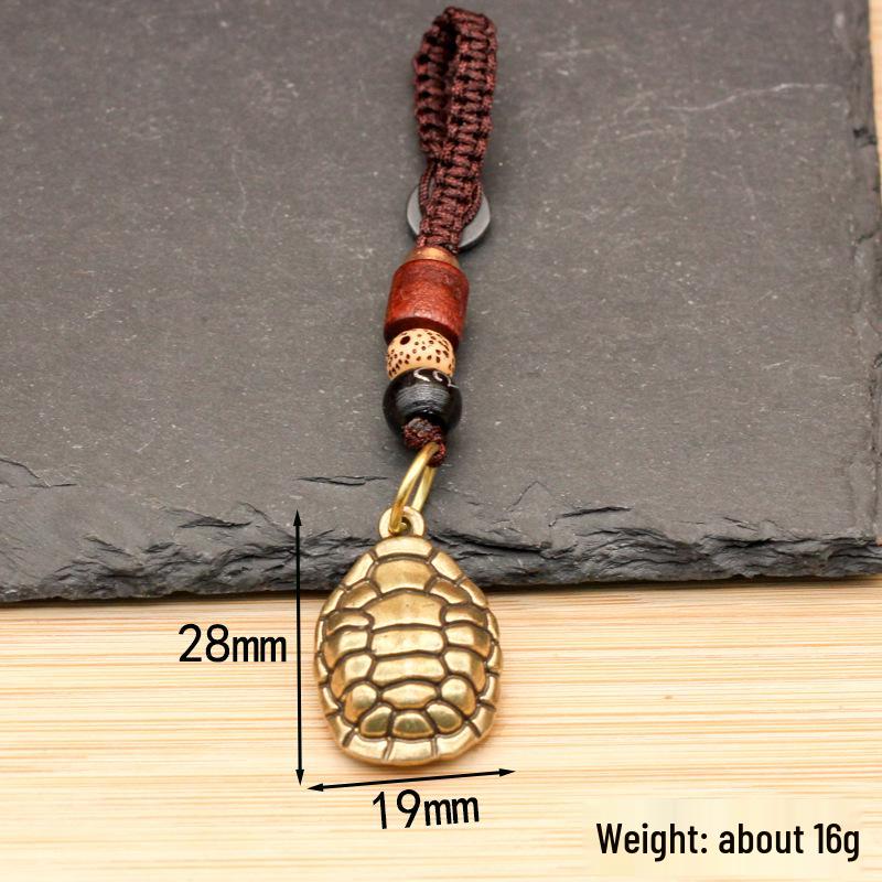 Golden Dragon Wealth Attraction Keychain: Brass Five Emperors Coins, Pixiu, and Gourd Pendant for Prosperity