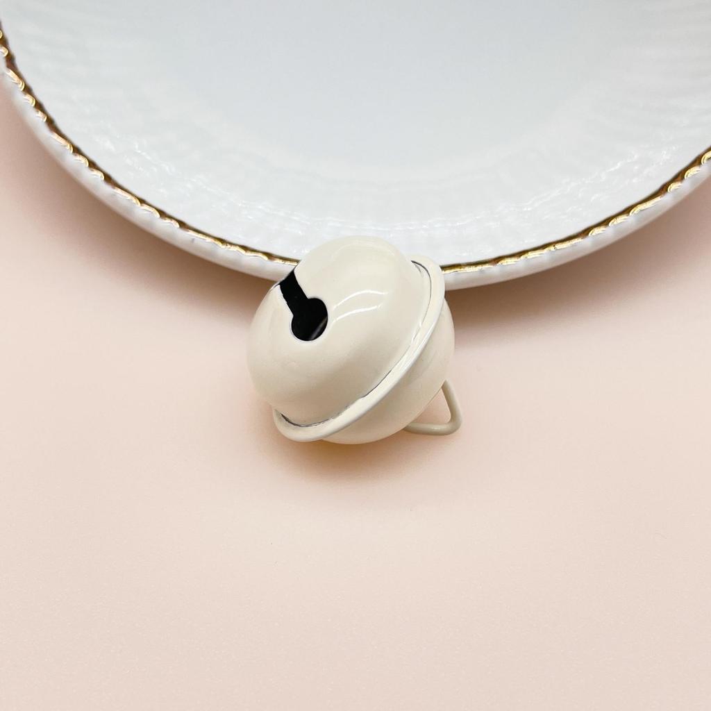 22mm Candy Color Bells for DIY Jewelry & Keyring Gifts - Metal Baked Paint Christmas Accessories