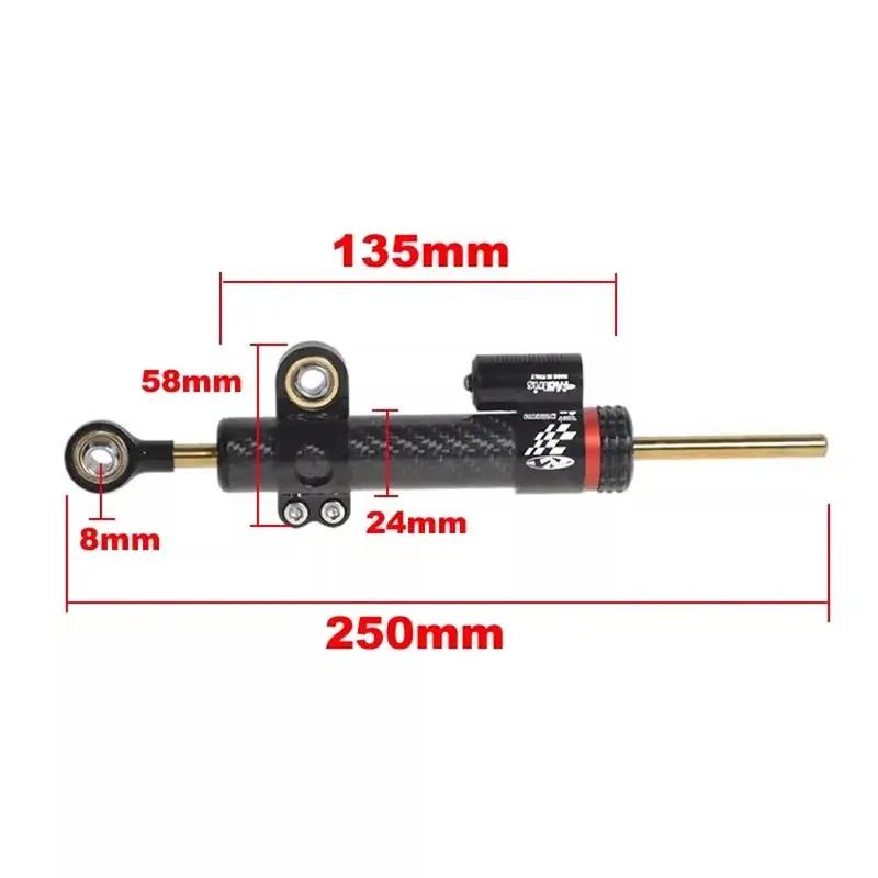 Motorcycle Steering Damper Bracket Stabilizer For Kawasaki Ninja 400 Ninja400 2018     Stabilize Safety Control