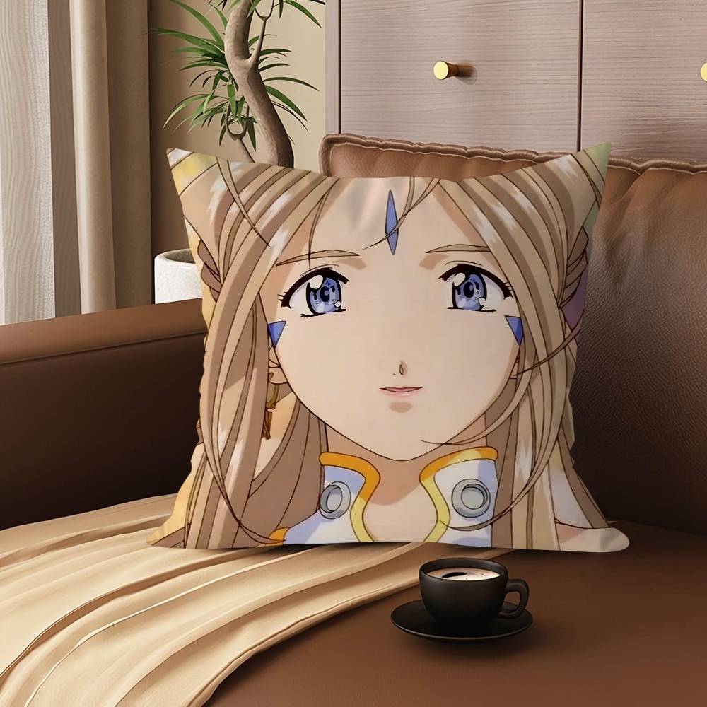 

О, моя богиня Мультфильм Анимация Декоративная Эстетика Комнаты Наволочка Домашний Декор Спальня Диван Кровать Чехол для Подушки 45x45 12x12Inch