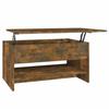 VidaXL Table basse Chêne fumé 80x50x40 cm Bois d'ingénierie 819296