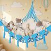 Jumbo Stuffed Animal Hammock Giant Capacity Woven Mesh Toy Net Holder Triangle Macrame Organizer Plush Holder Wall Corner