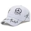 Patchwork Hat New Baseball Cap with Star Print Korean Style Duckbill Cap Street Style Unisex Sun Hat with Wide Brim